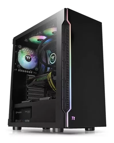 Caja PC Gaming Thermaltake V350 TG | Midi Tower | USB 3.2 | ATX | Negro