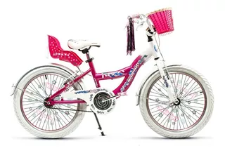 Bicicleta Infantil Raleigh Jazzi R20 V-brakes Rosa/blanco