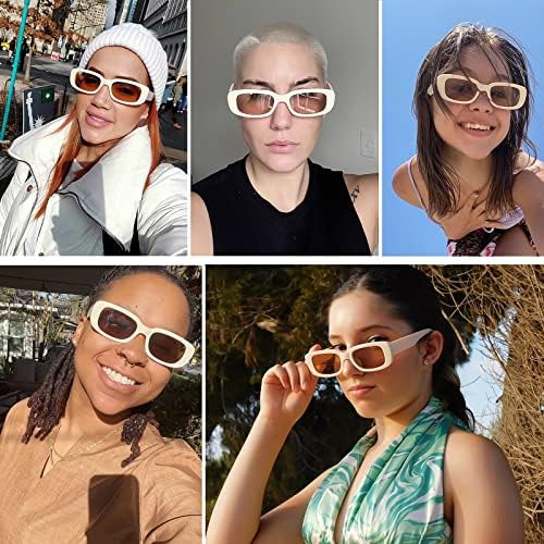 Tskestvy, 4 Piezas, Gafas De Sol Retro, Gafas De Sol Vintage