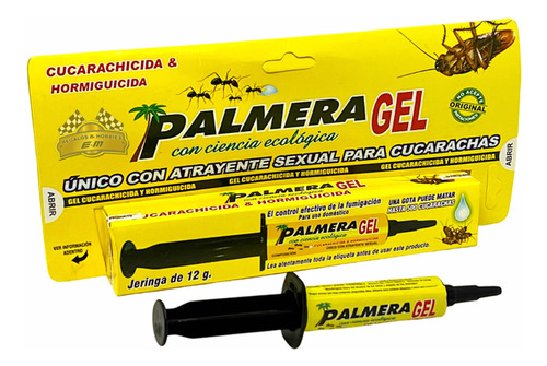 2 Unidades Veneno Ecologico Cucacharicida Palmera Gel Origin