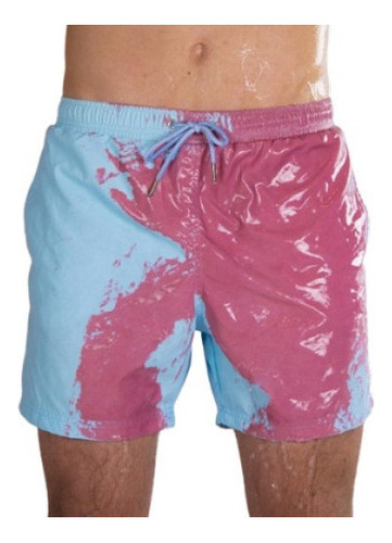 Shorts De Baño Para Hombre Shorts Playa Que Cambian De Color