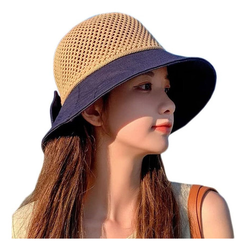 Sombrero Mujer Upf 50+ Con Protección Solar Uv, Ala Ancha,