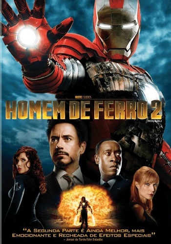 Homem De Ferro 2 - Dvd - Robert Downey Jr. - Gwyneth Paltrow