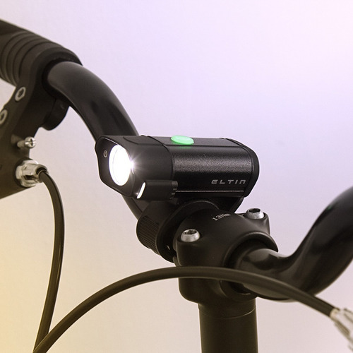 Imagen 2 de 6 de Pack Luz Bicicleta Delantera Y Trasera Eltin Focus 400+40lm