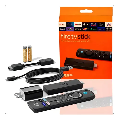 Amazon Fire stick TV 3点セット Amazon Stick Hd Fire Tv 3a Geração De Voz Full Hd 8gb Preto