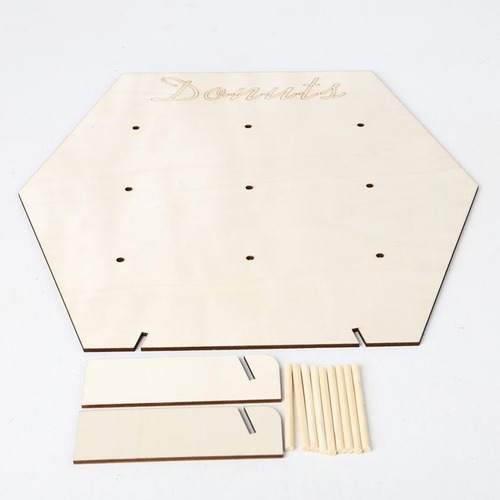 Soporte De Invitación De Carro Dulce De 34.2cmx34.5cmx12cm