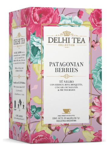 Te Delhi Tea Collection Patagonian Berries X 20 Saquitos