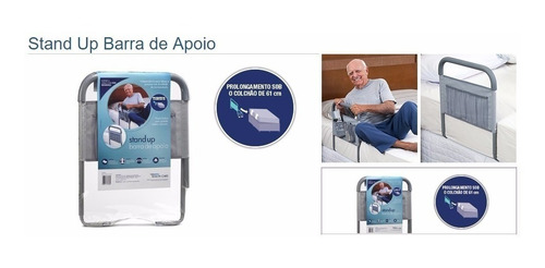 Imagem 4 de 5 de Barra De Apoio Lateral Para Cama Stand Up Copespuma / Theva