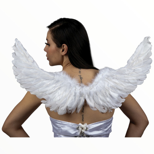 Alas De Águila Blanca (chica) 60 X 35 Cm Disfraz Para Fiesta