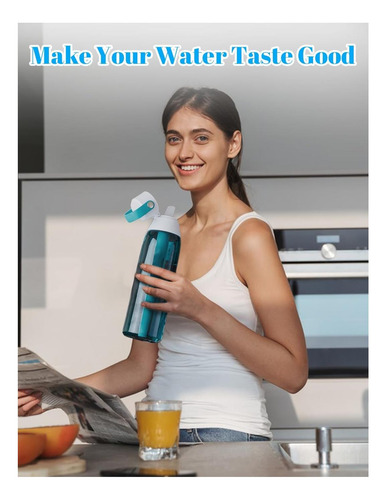 Filtro De Botella De Agua Bbt Bamboost, Reemplazo De Brita Y