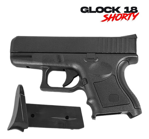 Imagen 3 de 10 de Pistola Airsoft Glock 43 Black 6 Mm Replica Resorte