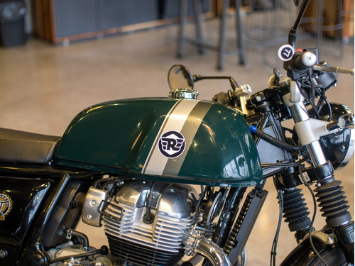 Imagen 10 de 25 de Royal Enfield Continental Gt British Green Reserva Ya