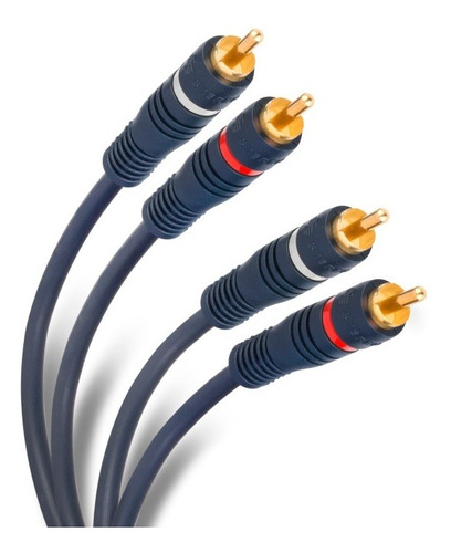 Cable 2 Plug Rca A 2 Plug Rca De 1.8m Reforzado Steren