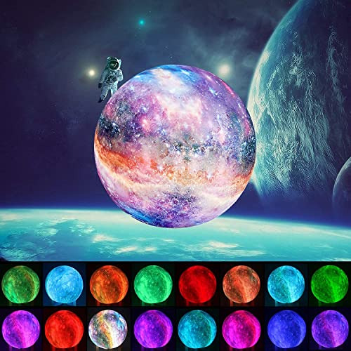 Lámpara De Luna, Luz Nocturna, Luz De Luna Led De 16 Colores
