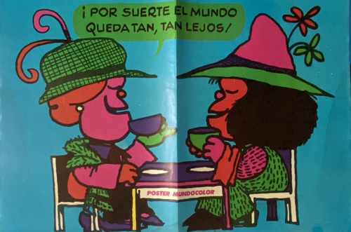 Lámina, Mafalda Susanita, Antiguo Poster Mundocolor, Cr8