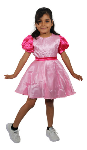 Disfraz Vestido Rosa De La Popis Del Chavo Del 8 Para Niñas