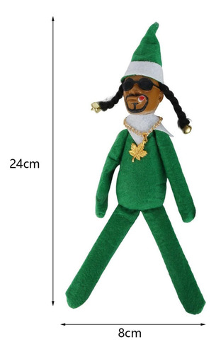 Muñeco Elfo Navideño Snoop On A Stoop, Regalo A