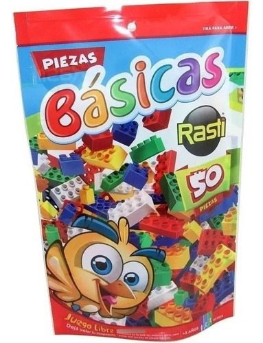 Bolsa Rasti Kit 50 Piezas Básicas Encastrar Armar 