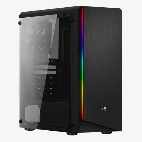 Caja Gabiente Gamer Aerocool  Rift Rgb Vidrio Templado