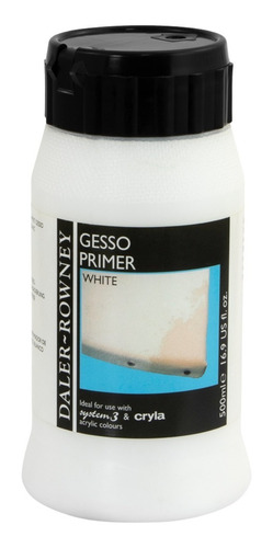 Gesso Imprimador Blanco Acrílico Pintura Daler Rowney 500ml