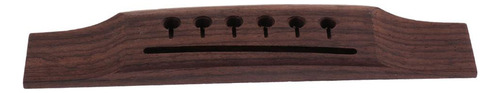 Puente De Guitarra Acústica Para Zurdos + Tuerca +