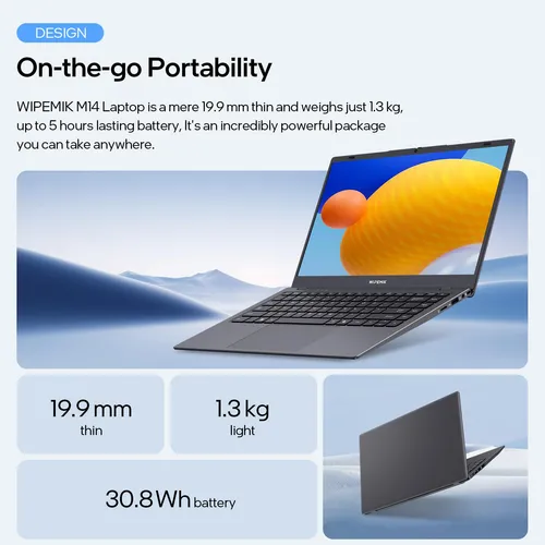 Computadora Portátil 2025, 8 Gb Ram, Ssd 128 Gb, 14 Hd