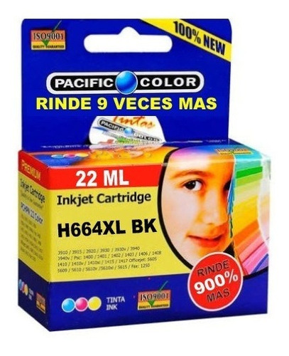 Cartucho Impresora Negro 664 Xl Rinde 9x Leer Compatibles