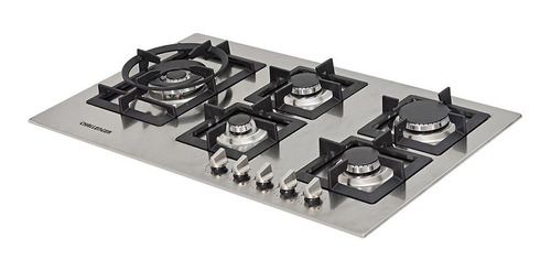 Estufa De Empotrar Challenger 5 Puestos Gas Inox Si 6886