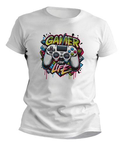 Remeras Gamer Talles Adultos Estampados Originales - 7508