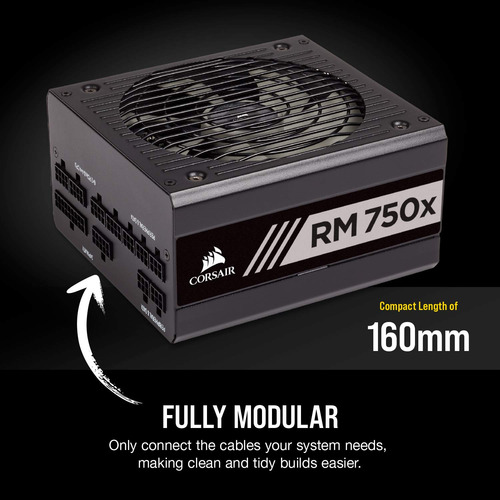 Fonte De Alimentação Corsair Rmx Series Rm750x 750w 80+ Gold