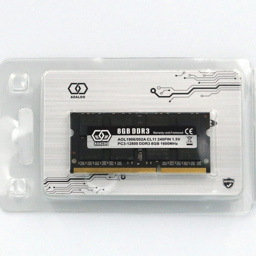 Imagen 3 de 3 de Rápida Memoria Ram Ddr3 Nuevo 8gb 1600 Mhz Para Portatil
