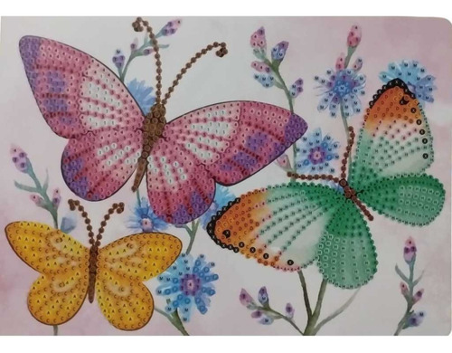 Kit 5 Quadros Pintura 5d Diamante Infantil Princesa Fada
