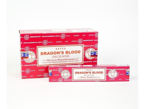 Sahumerios Satya Nag Champa Pack X 12 Cajas - Pacha Kuyuy Fragancia 12 Dragon Blood
