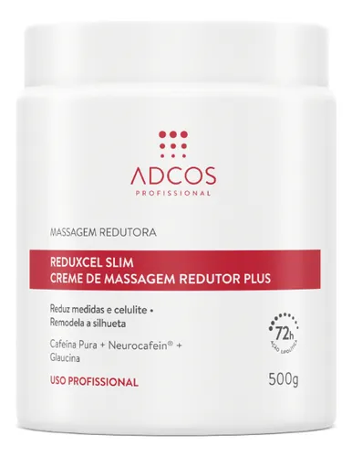 Adcos Reduxcel Slim Creme De Massagem Redutor Plus 500g Fragrânci...