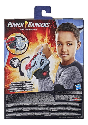 Brinquedo Eletrônico Power Rangers Dino Fury Morpher Com Luz