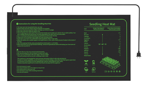 Almohadilla Térmica Seedling Heat Mat De 10 X 20,75 Cm, 1 Pa