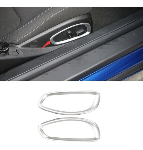 Fit For Chevrolet Camaro Silver Seat Adjust Handle Panel