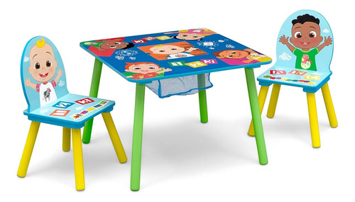 Juego De Mesa Y Silla Para Niños Delta Children Con Almacena