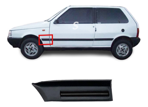 Moldura Guardabarro Delantero Izquierd Fiat Uno 3p Scr 92/01