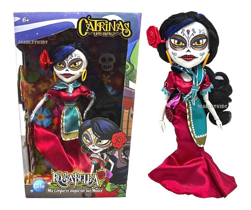 Catrinas Rosabella Muñeca Original Underworld Scarlet Kids