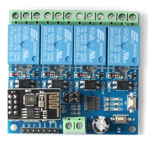 Módulo Relé Wifi 4 Canales 5v Jessinie Control App