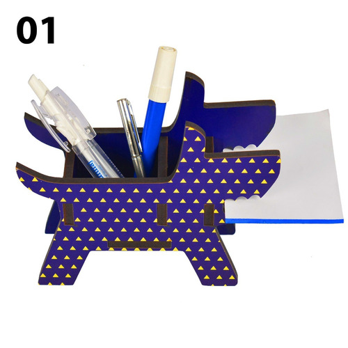 Imagem 2 de 10 de Porta Canetas E Lápis Decorativo Cachorro Criativo 4 Modelos