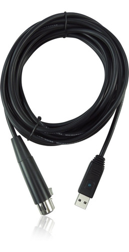 Behringer Mic 2 Usb Cable Interfaz Microfono Xlr A Usb 5 Mts