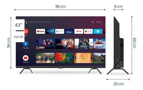Smart TV BGH B4322FS5A LED Android TV Full HD 43" 220V