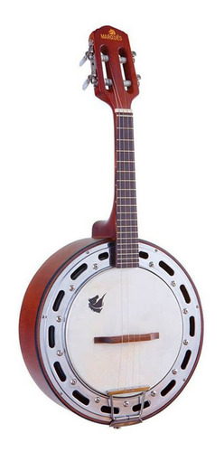 Banjo Acústico Marquês Baj-87 4 Cordas Castanho