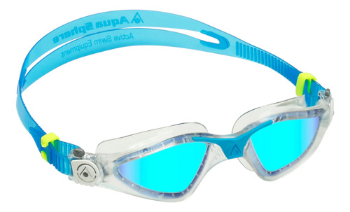 Óculos De Natação Aquasphere Kayenne Lente Titanium Cor Transparente/turquesa