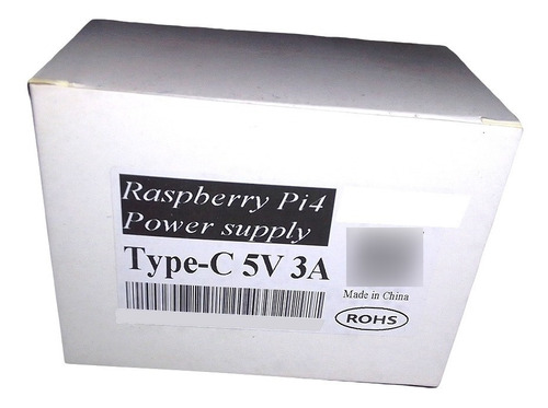 Fuente Alimentación Dc 5v 3a Usb-c Raspberry Pi 4 - Cargador