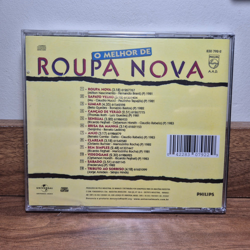 Cd Roupa Nova - O Melhor De - Lacrado Estandar