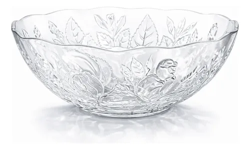 Tigela Saladeira Bowl​ Vidro Resistente Com Relevo Vidro