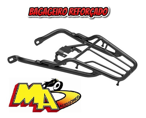 Bagageiro Bros 125/150 Até 08 Reforçado Orig Cinza Ma